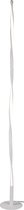 LED Vloerlamp - Trion Spino - 10W - Warm Wit 3000K - Dimbaar - Rechthoek - Mat Wit - Aluminium - BES LED