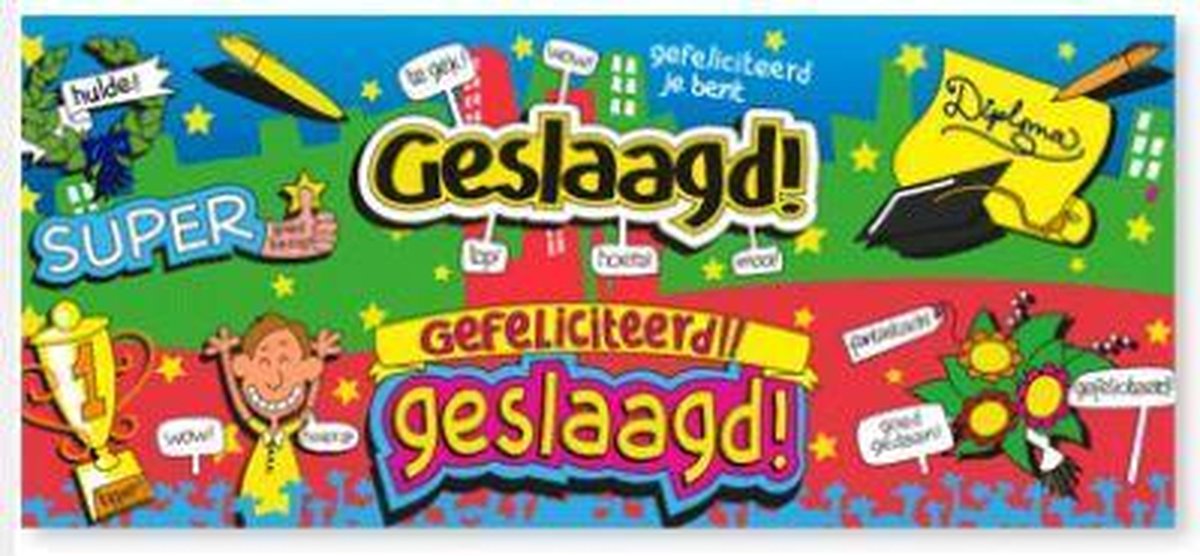 Kado/snoepverpakking Geslaagd