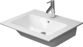 Duravit Me by Starck meubelwastafel 63x49 cm met 1 kraangat met overloop WonderGliss, wit