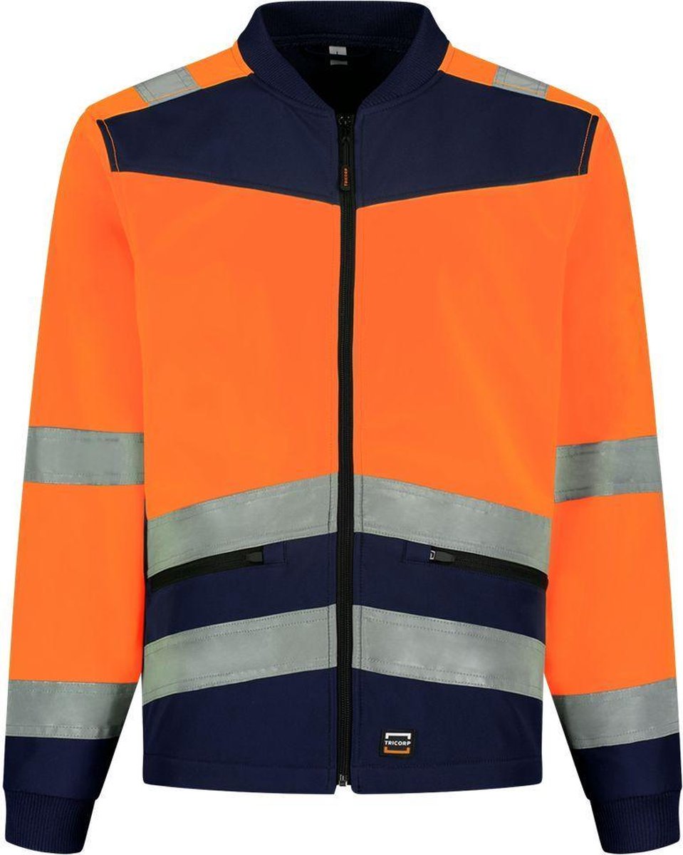 Tricorp Softshell High Vis Bicolor 403021 - Mannen - Oranje/Ink - S