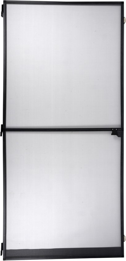 Hordeur - Magnetisch - met Scharnieren - Max 100x215 cm - op Maat te Maken - Zwart