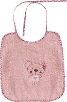 Interbaby Slabbetje Junior 25 X 30 Katoen Roze