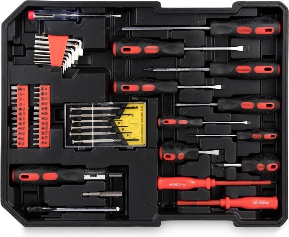 Valise à outils Wolfgang Tools Trolley 32 pièces - 4 tiroirs | bol