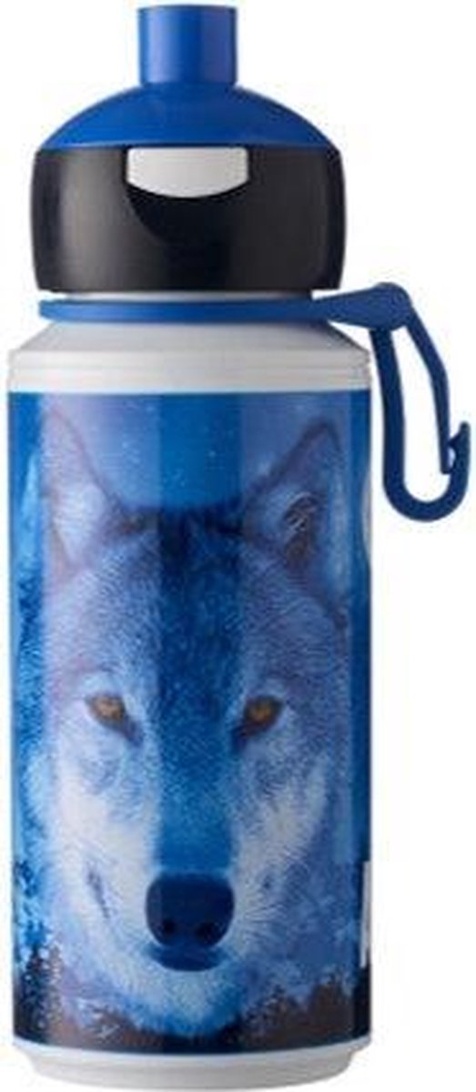 Ondeugd Doen Haven Mepal campus drinkfles pop-up - animal planet wolf | bol.com