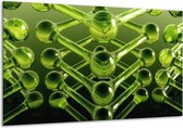 Peinture sur verre Abstrait | Vert | 120x70cm 1Hatch | Tirage photo sur verre | F003974