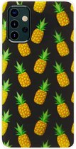 - ADEL Siliconen Back Cover Softcase Hoesje Geschikt voor Samsung Galaxy A32 - Ananas