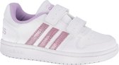 adidas Witte Hoops 2.0 metallic - Maat 33