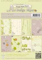 Design papier assortiment  Sport beige/green 16xA5