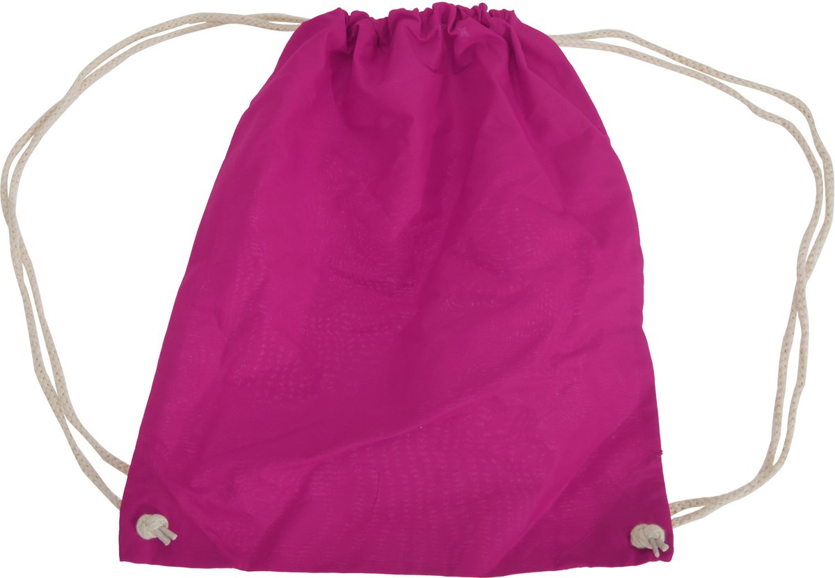 Westford Mill Katoenen Gymsac-zak - 12 Liter (Fuchsia)