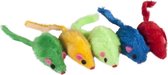 Flamingo Barmy Pluche Muis Kleur Multi 5Cm Per 5 Stuks