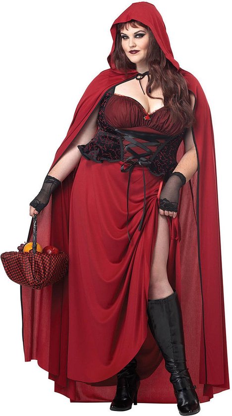 CALIFORNIA COSTUMES - Gothic Roodkapje kostuum voor vrouwen Grote Maten - XXL (44/46) bol.com