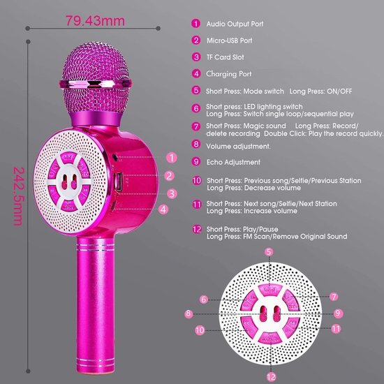 Autre jeux éducatifs et électroniques GENERIQUE SunTop Microphone