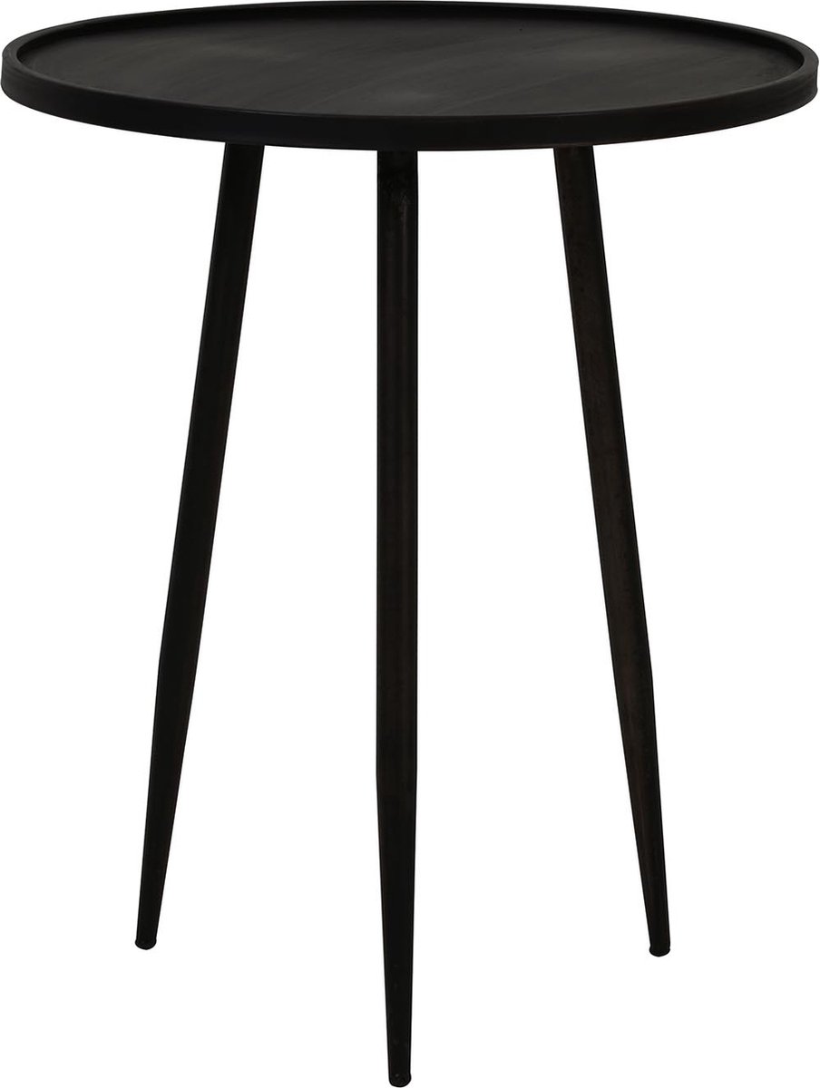 Bijzettafel Envira - Zink - Ø51cm - Modern