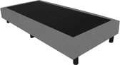 Bedworld Boxspring 100x200 - Velours - Grijs (ML85)