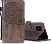 Voor Galaxy S10 Lite / A91 / M80s Dream Catcher Reliëfpatroon Horizontale Flip lederen tas met standaard & kaartsleuven & portemonnee-functie (grijs)