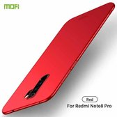 Voor Geschikt voor Xiaomi RedMi Note8 Pro MOFI Frosted PC Ultradunne harde hoes (rood)