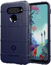 Voor LG K51S volledige dekking schokbestendig TPU-hoesje (blauw)