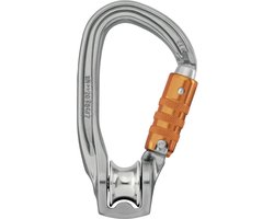 Petzl Rollclip Z - triact lock - grijs/oranje