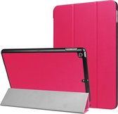Apple iPad 6 (2018) Hoes - Mobigear - Tri-Fold Serie - Kunstlederen Bookcase - Magenta - Hoes Geschikt Voor Apple iPad 6 (2018)