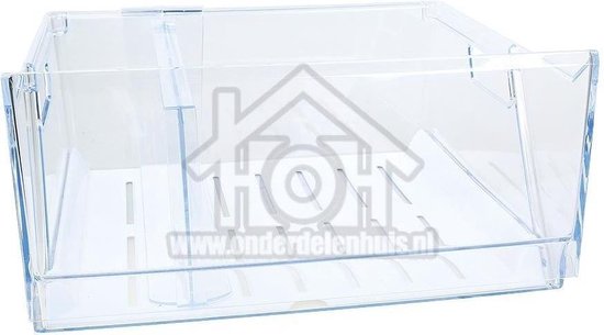 Vrieslade (lade), 405 x 208 x 235 mm, transparant, voor o.a. AEG, Electrolux koelkast, vriezer 2247086412
