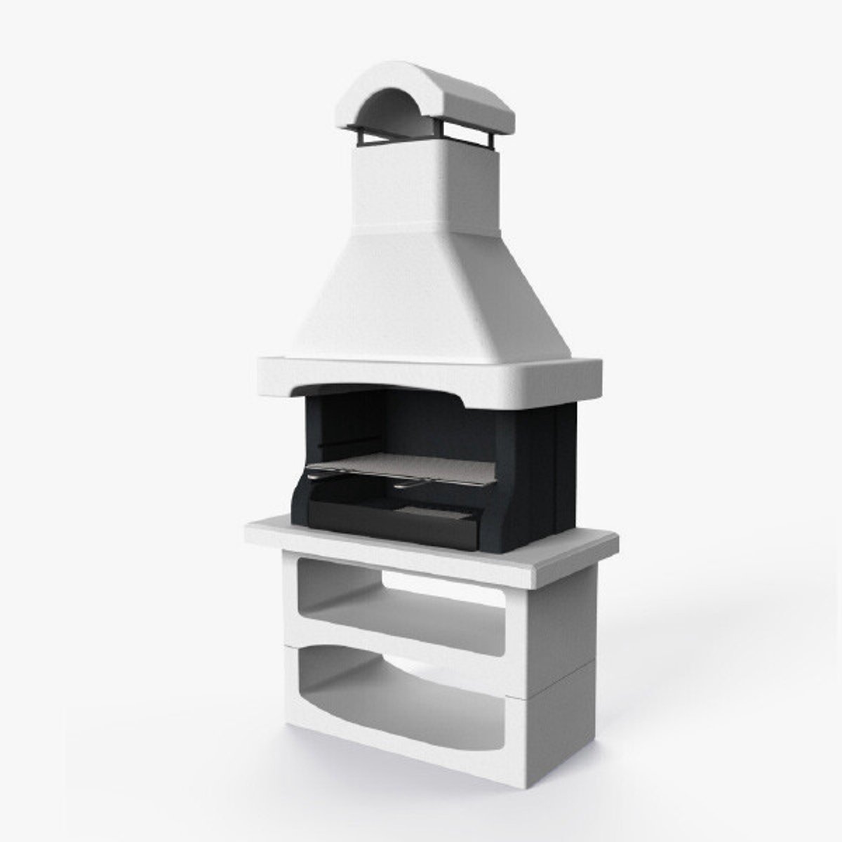 Sarom Fuoco - Betonnen barbecue - Salamanca - 125 x 64 x 241,3 cm