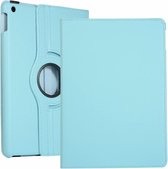 Apple iPad 9 10.2 (2021) Hoes - Mobigear - 360 Rotating Serie - Kunstlederen Bookcase - Blauw - Hoes Geschikt Voor Apple iPad 9 10.2 (2021)