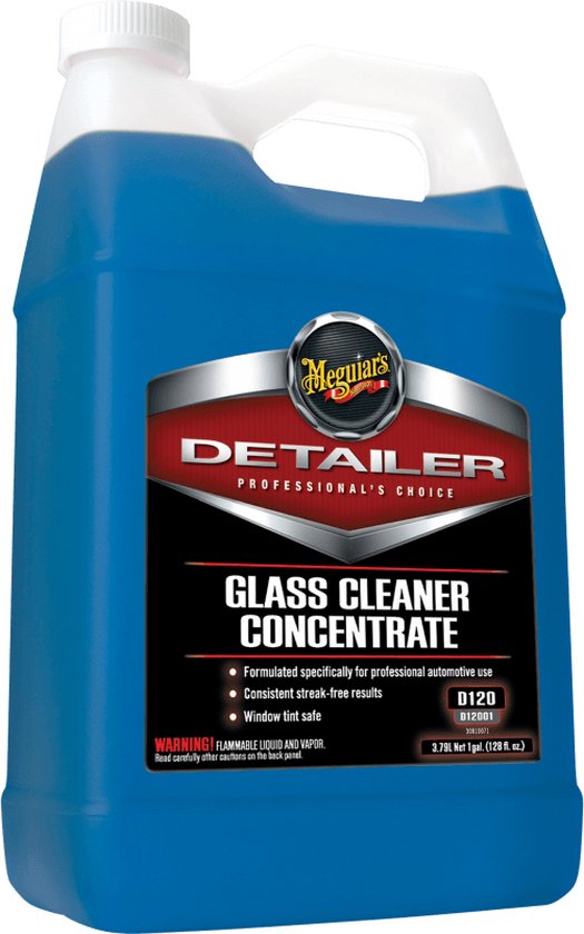 Meguiar's Detailer Glass Cleaner Concentrate 3,8L Strepenvrije