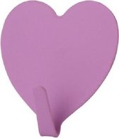 10 stuks liefde hart haak roestvrij staal hartvormige kamer decoratie haak (paars)