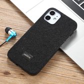 Mutural glanzende doek + TPU + pc-beschermhoes voor iPhone 12 Pro Max (zwart)