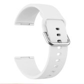 Voor Fitbit Versa 3 siliconen vervangende horlogeband (wit)