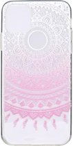 Stijlvol en mooi patroon TPU-valbeschermingshoes voor iPhone 11 Pro (roze patroon)