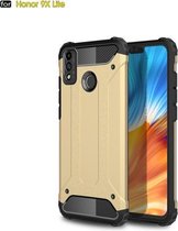 Voor Huawei Honor 9X lite Magic Armor TPU + PC Combinatie Case (Goud)