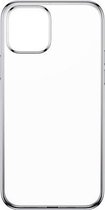 Voor iPhone 12/12 Pro ROCK schokbestendig galvaniseren TPU beschermhoes (zilver)
