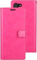 Voor Samsung Galaxy S21 + 5G GOOSPERY Mansoor Serie Crazy Horse Textuur Horizontale Flip Leren Case Met Beugel & Kaartsleuf & Portemonnee (Rose Rood)