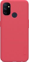 Nillkin - OnePlus Nord N100 Hoesje - Super Frosted Shield - Back Cover - Rood