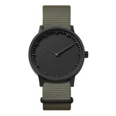 LEFF amsterdam - T40 - Horloge - Nylon - Zwart/Grijs - Ø 40mm