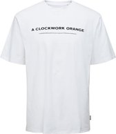 Only & Sons Clockwork Orange T -shirt wit Kledingmaat : L