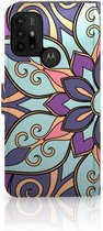 Mobiel Bookcase Motorola Moto G10 | G20 | G30 Smartphone Hoesje Purple Flower