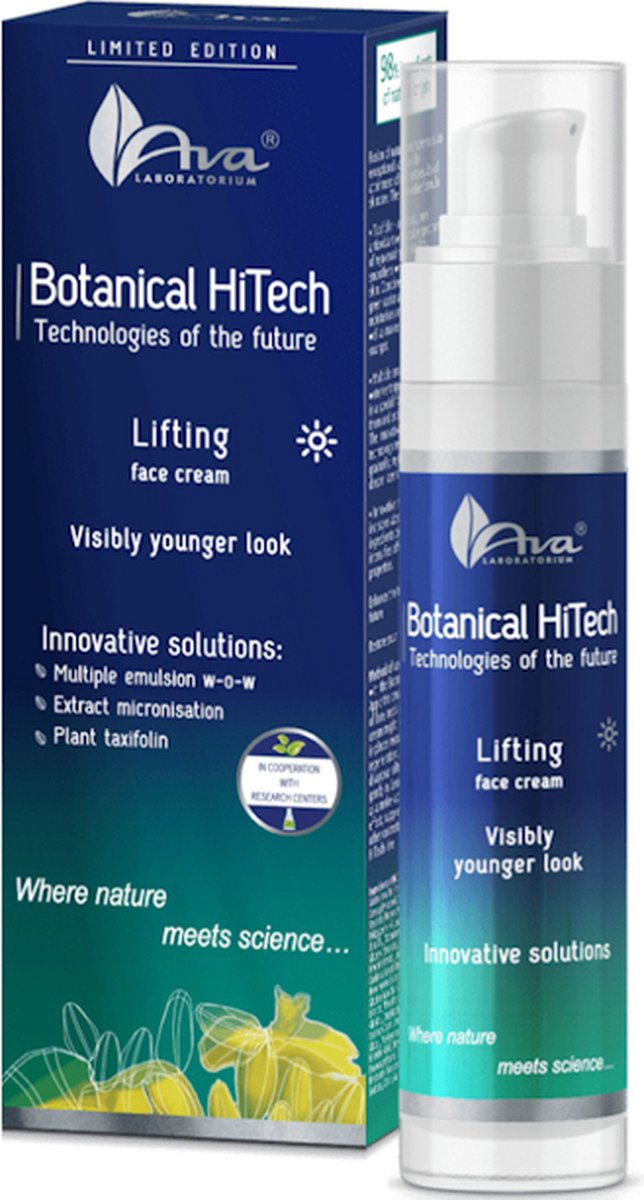 AVA Cosmetics Botanical HiTech Lifting Face Cream 50ml.