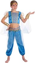 Carnival Toys Kostuum Buikdanseres Meisjes Polyester Blauw Mt 8 Jaar