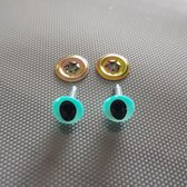 OOGJES blauw 9 mm
