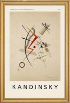 JUNIQE - Poster in houten lijst Kandinsky - Annual Gift for the