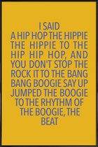 JUNIQE - Poster in kunststof lijst Delight - Yellow -40x60 /Geel &