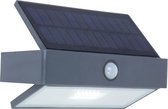 LUTEC Arrow - Wandlamp op Zonne-Energie voor Buiten -  Donkergrijs