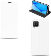 Huawei P40 Lite Book Case Hoesje Wit met Pashouder