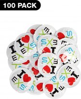 Exs I Love Exs Condoms - 100 pack - Condoms -