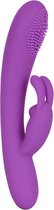 Embrace™ Massaging Rabbit - Purple - Rabbit Vibrators -
