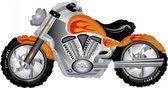 Globos Folieballon Motorcycle 91 Cm Zilver/oranje/zwart