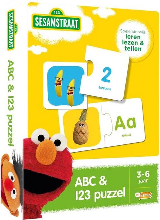 Sesamstraat ABC & 123 puzzel - Onbekend