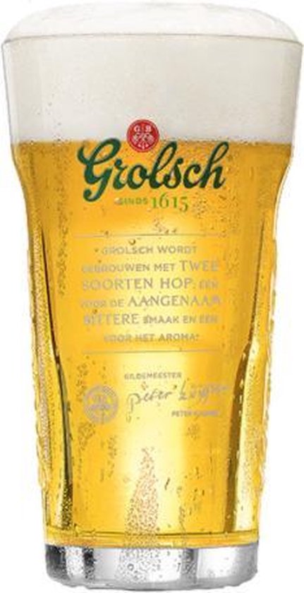 Grolsch master glas 20 cl - 12 Stuks - Grolsch
